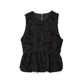 Women's New Fashion Bearded edge Short Skirt style hem Top
