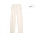 LU women's new high waist drape loose casual sports micro-pants.