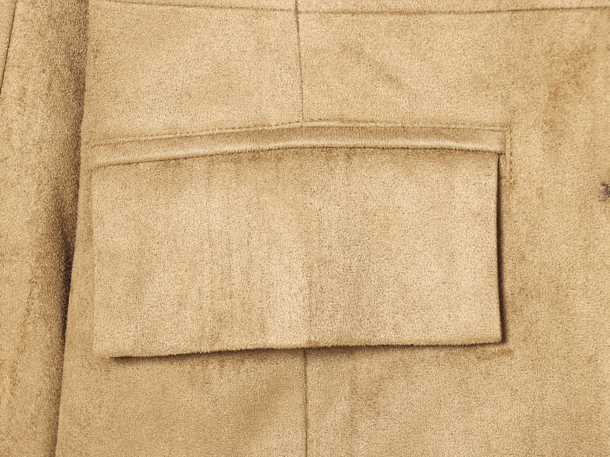 Women's suede faux fur effect slim Blazer Coat