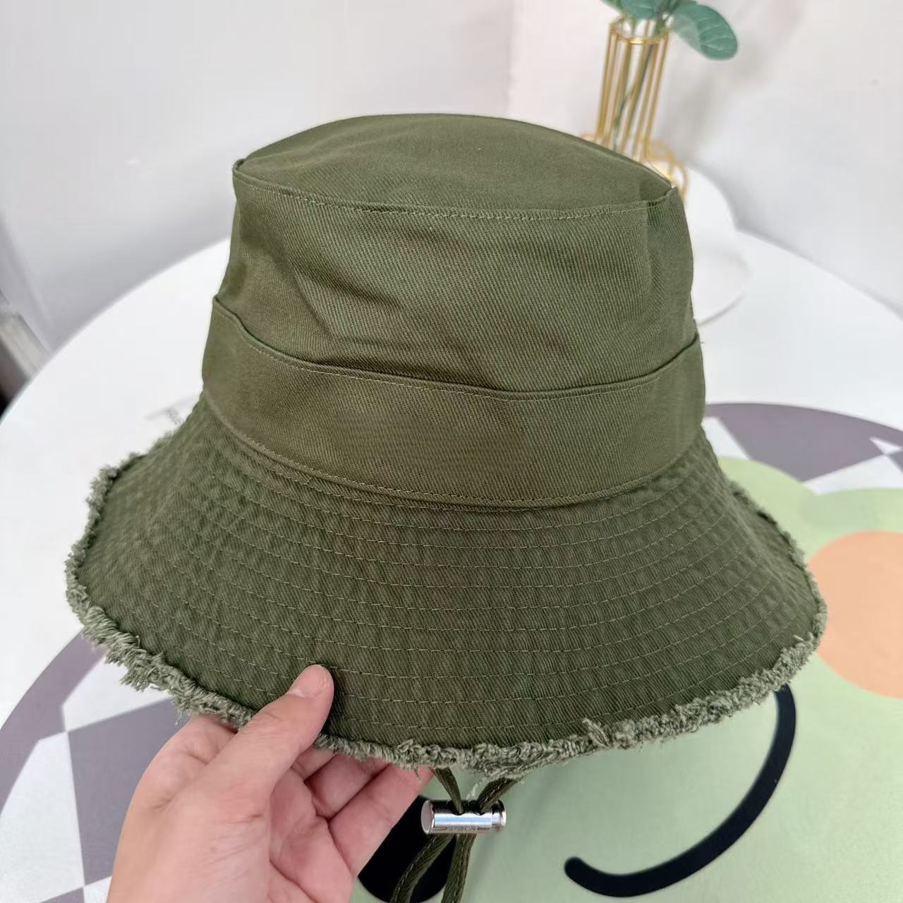 Women's new rope holiday sun protection basin hat burr fisherman's hat