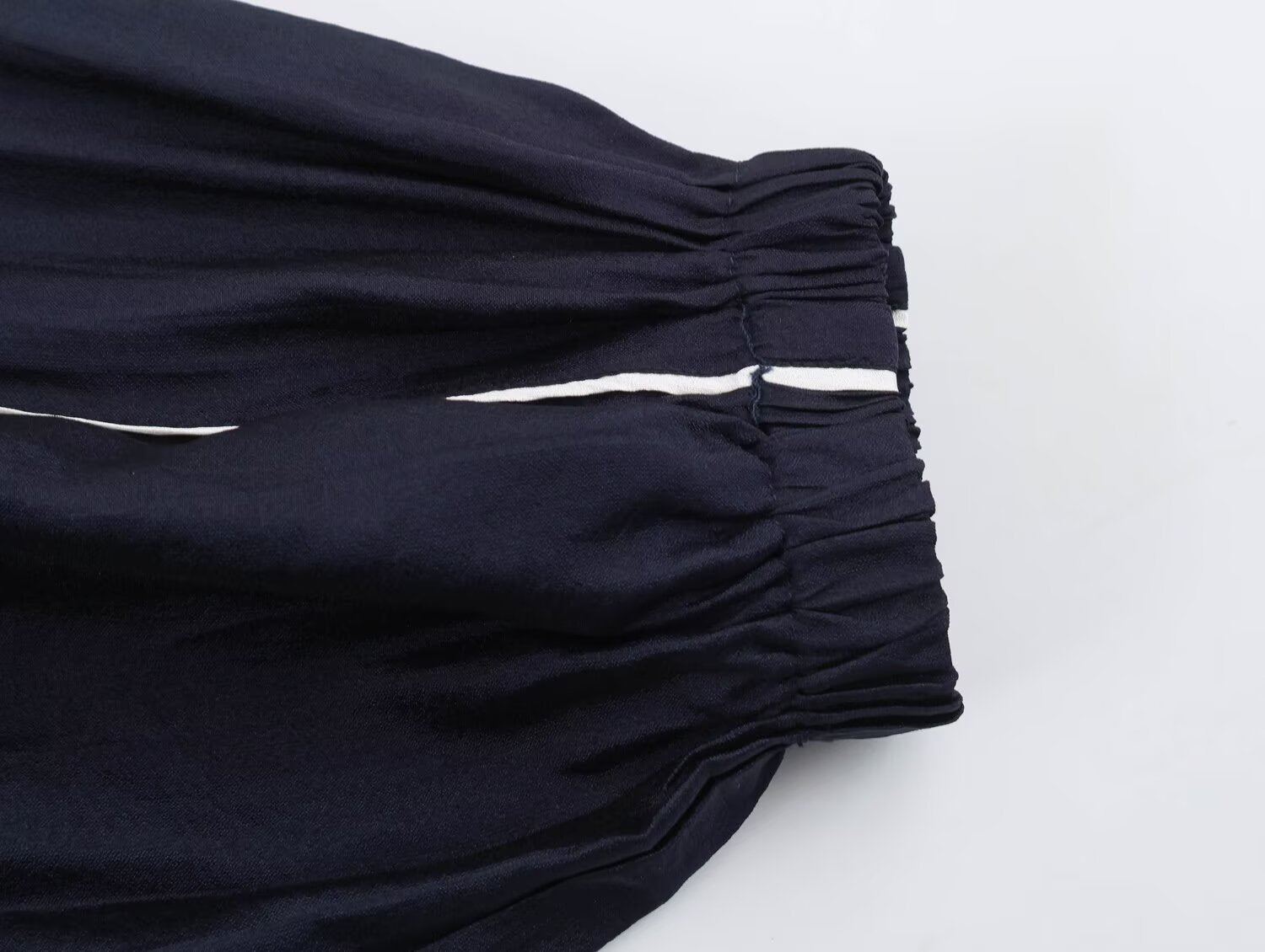 Women's stand collar contrasting striped loose Coat