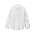 2025 Women's New Fashion Casual V-neck Bubble Sleeve Shirt Top