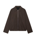 Women's loose plaid pilot jacket Coat