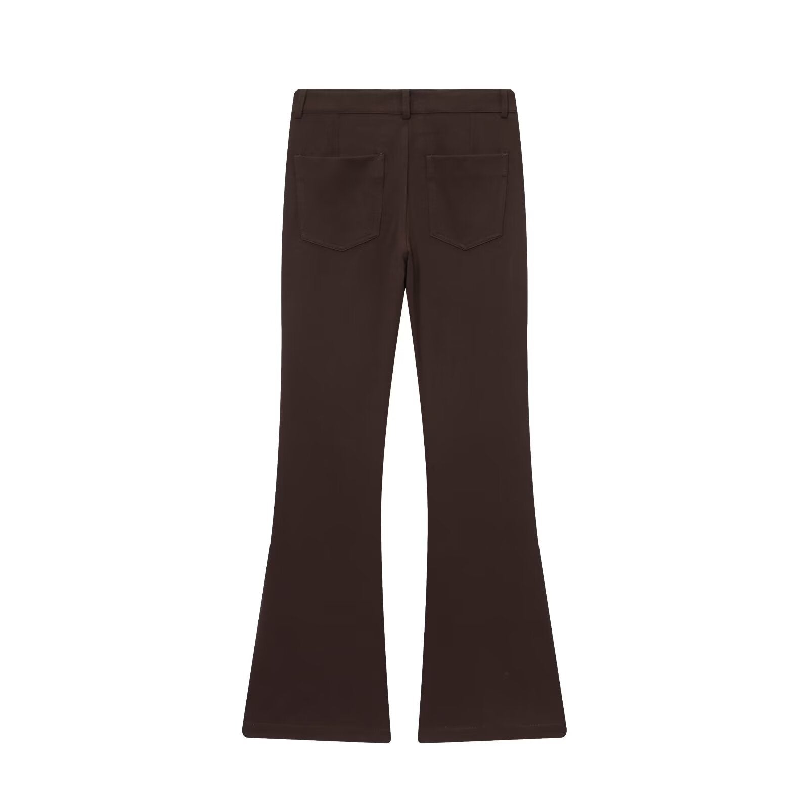 Women's 2 pieces slim single breasted crepe shirt+Pants