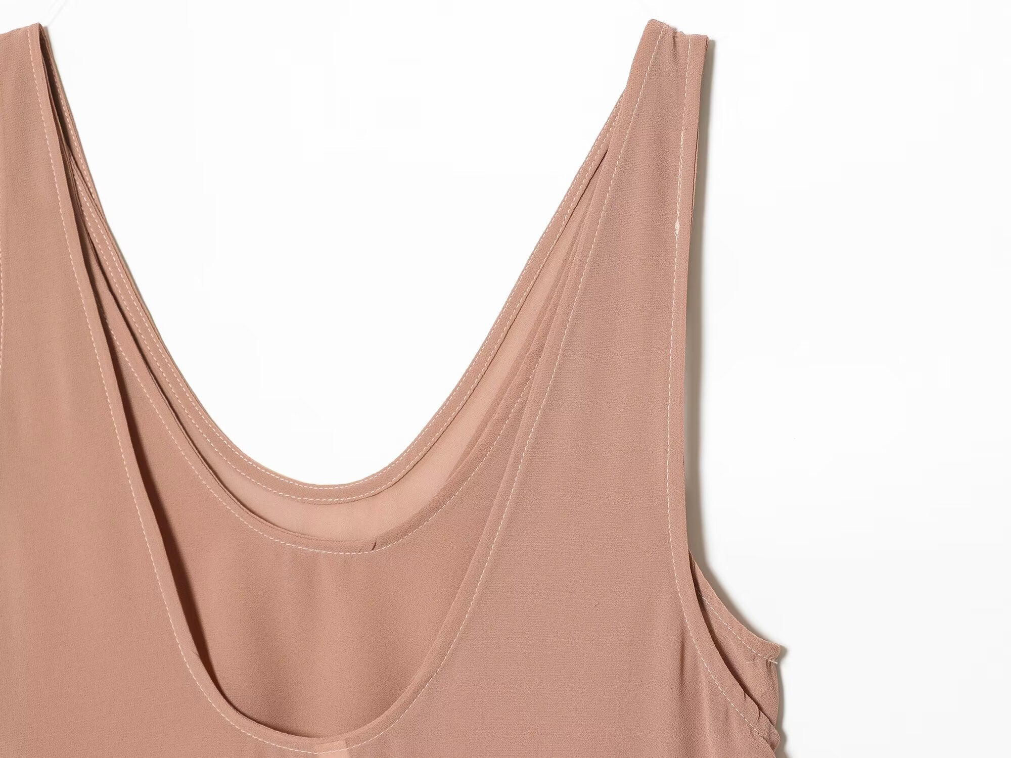 Women's layered decorative sleeveless mini dress