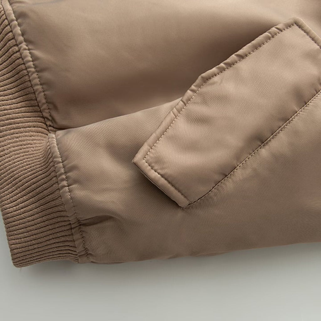 Women's warm fleece hooded pilot jacket Coat