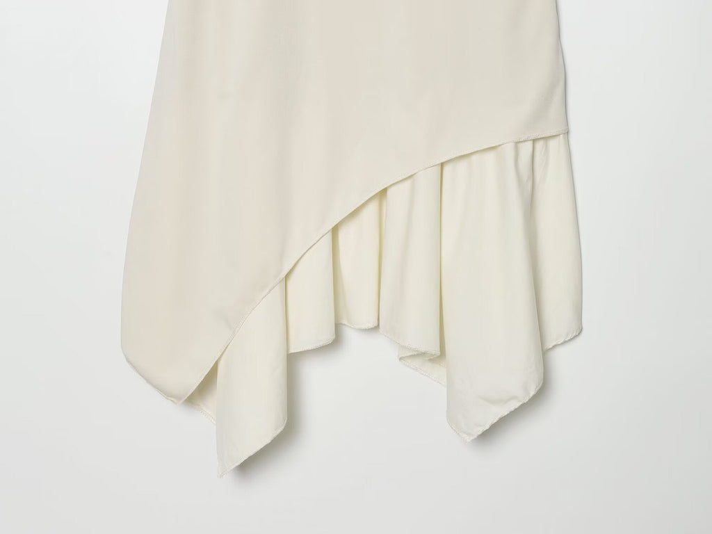 Women's patchwork halter neck dress