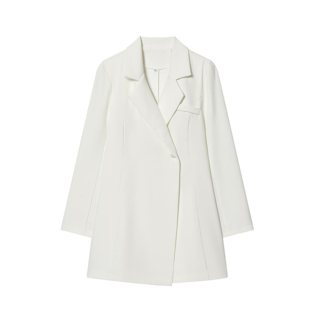 suit Women's 2 pieces waist cinched Blazer style dress+skirt
