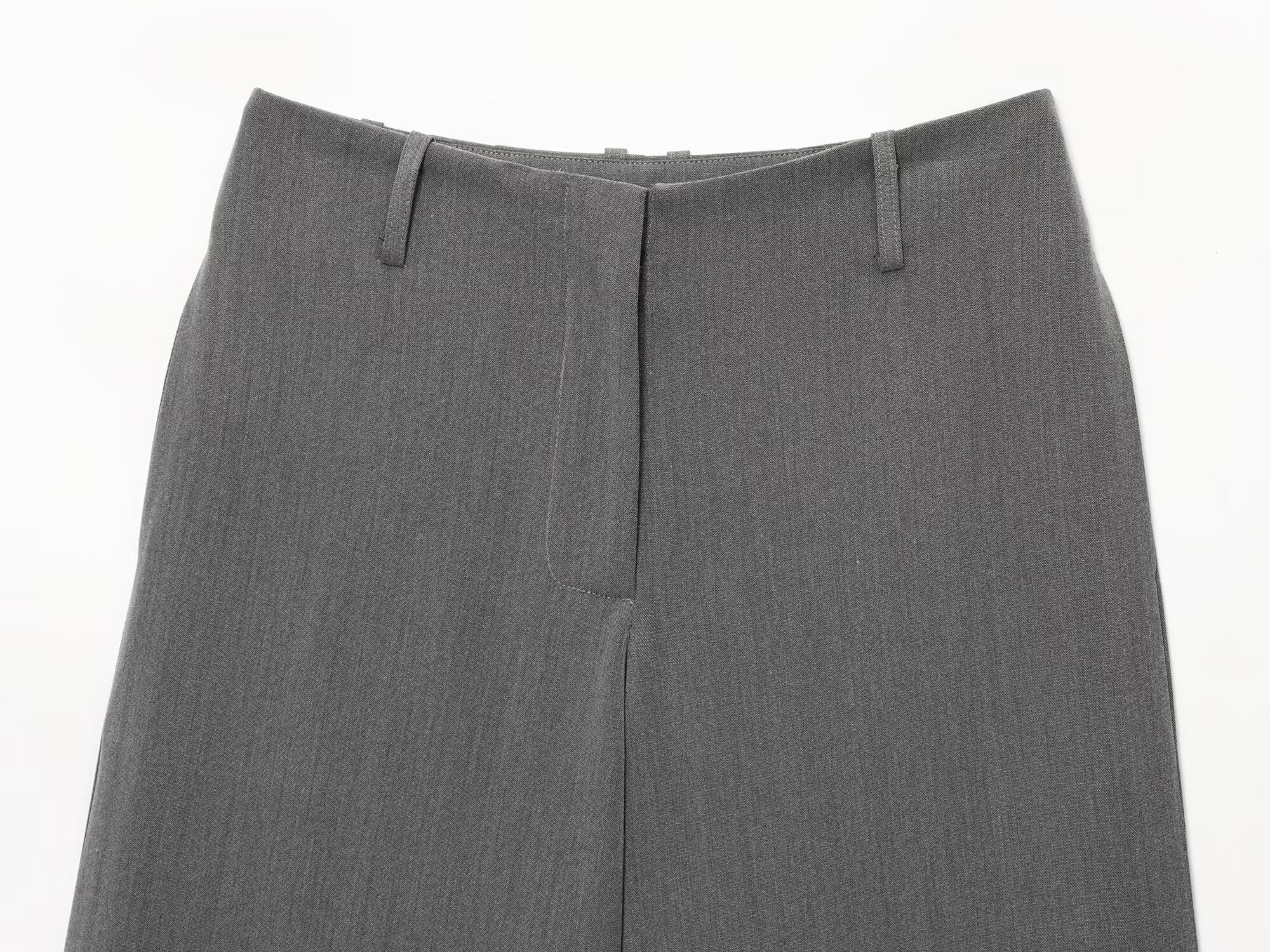 Women's Long style casual high waisted zipper shorts