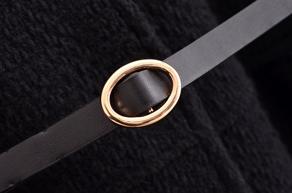 Women's with belt textured jacket Coat