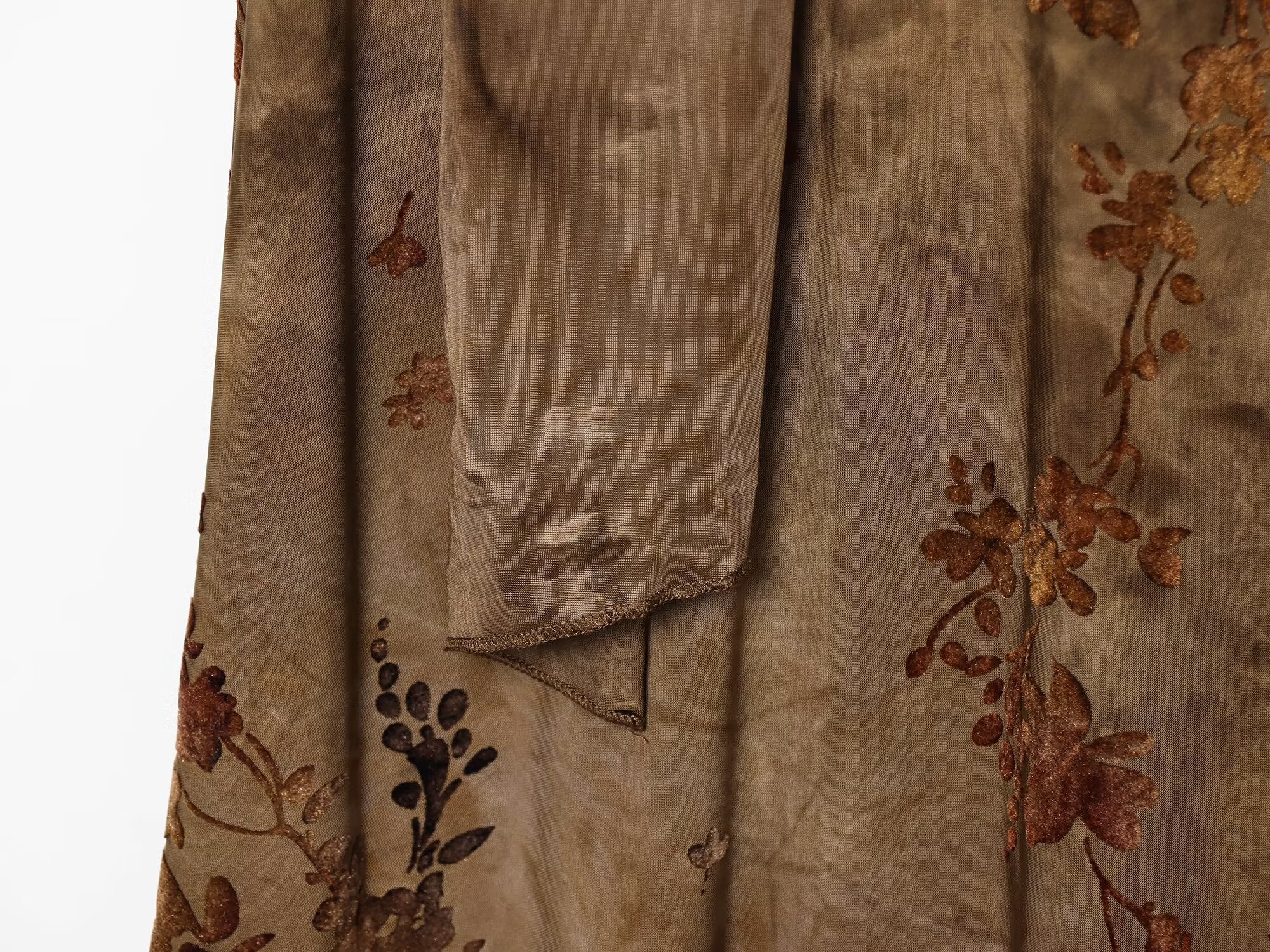 Women's scarf decoration flocked hanging neck dress