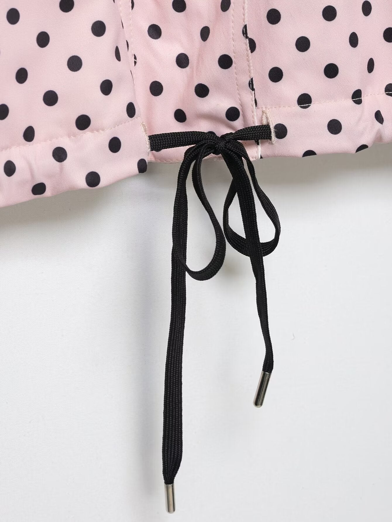 suit Women's 2 pieces polka dot chiffon Coat+shorts