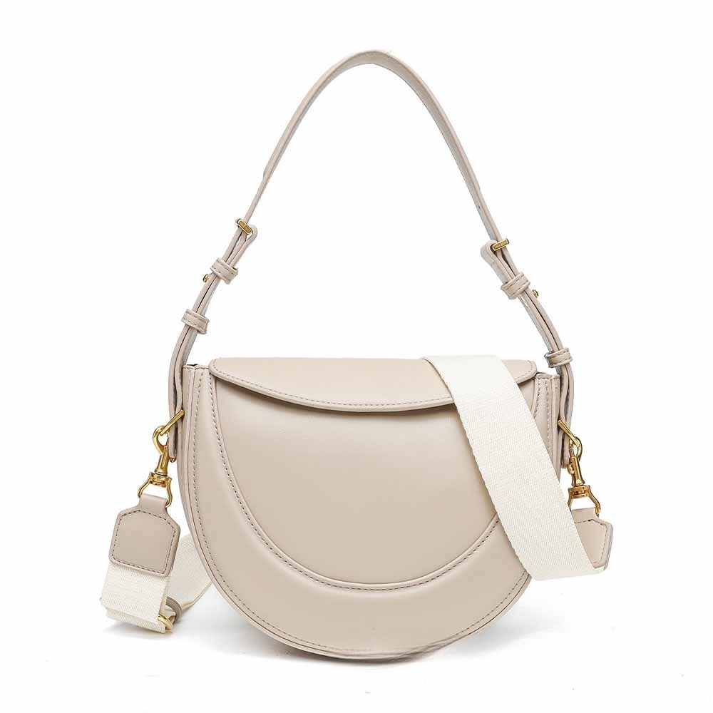 Women's new one-shoulder messenger bag with advanced crescent bag