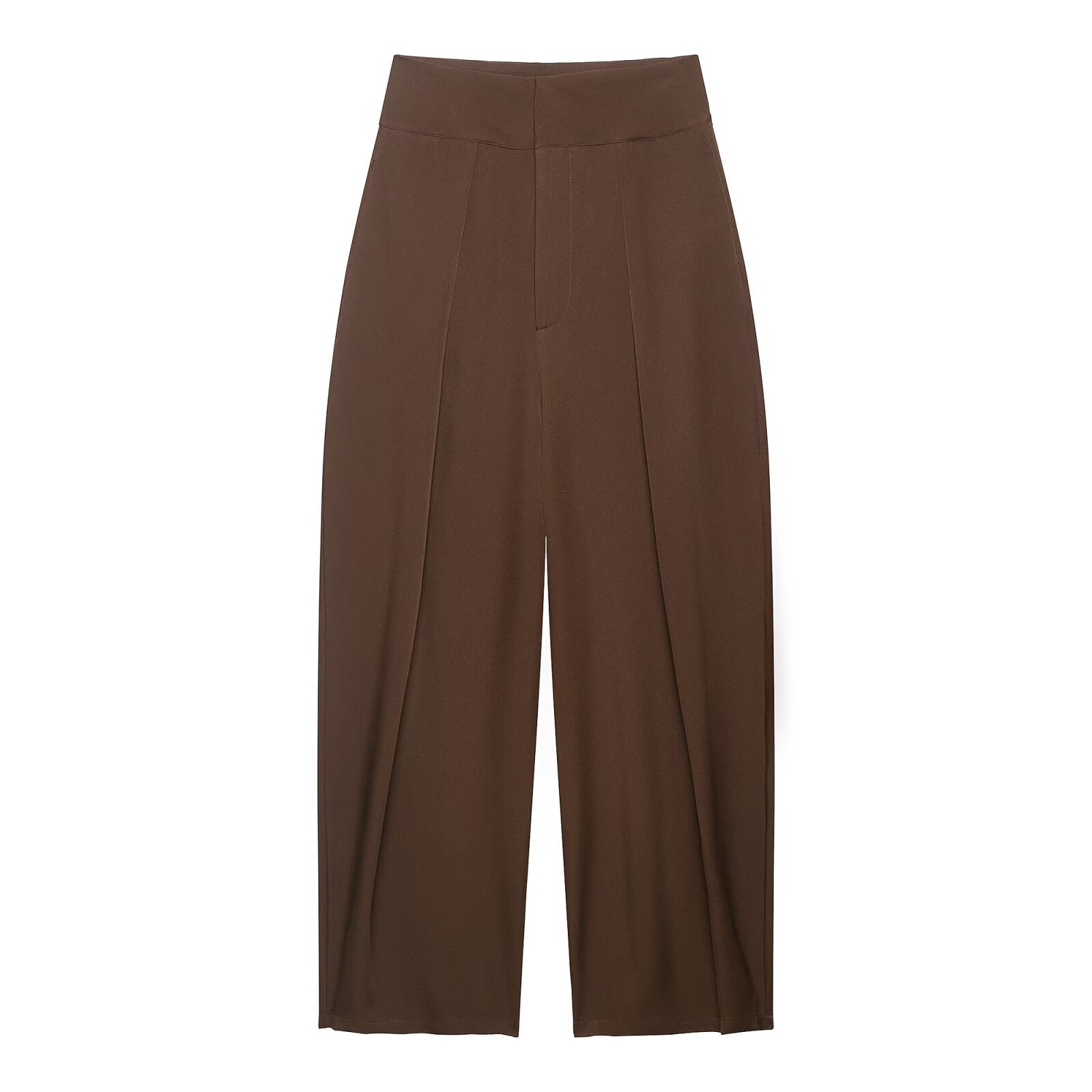 Women's high waisted pleated balloon version casual pants