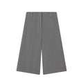 Women's Long style casual high waisted zipper shorts