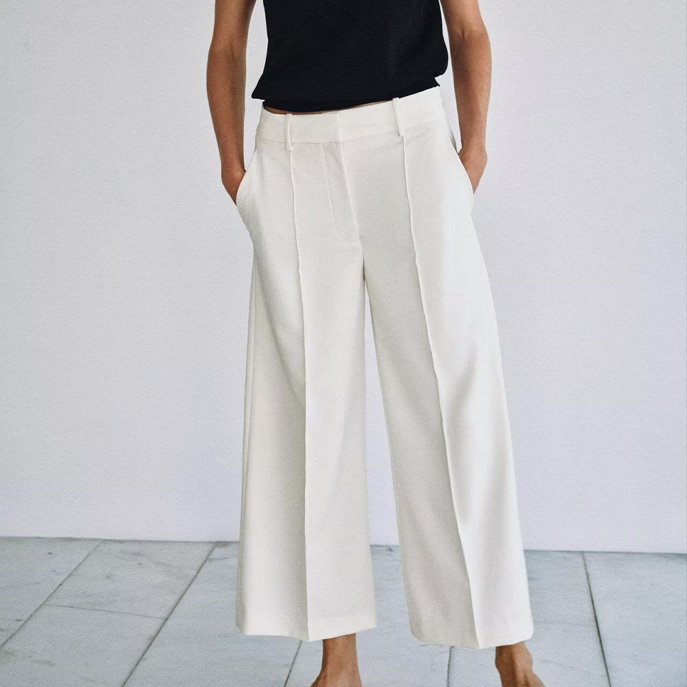 Women's casual versatile cropped pants