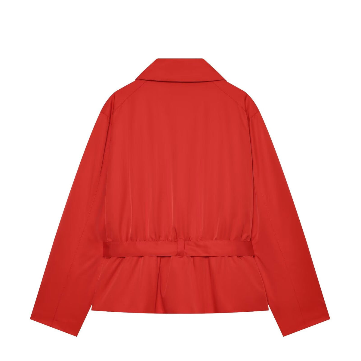 Women's with belt waterproof cotton jacket Coat