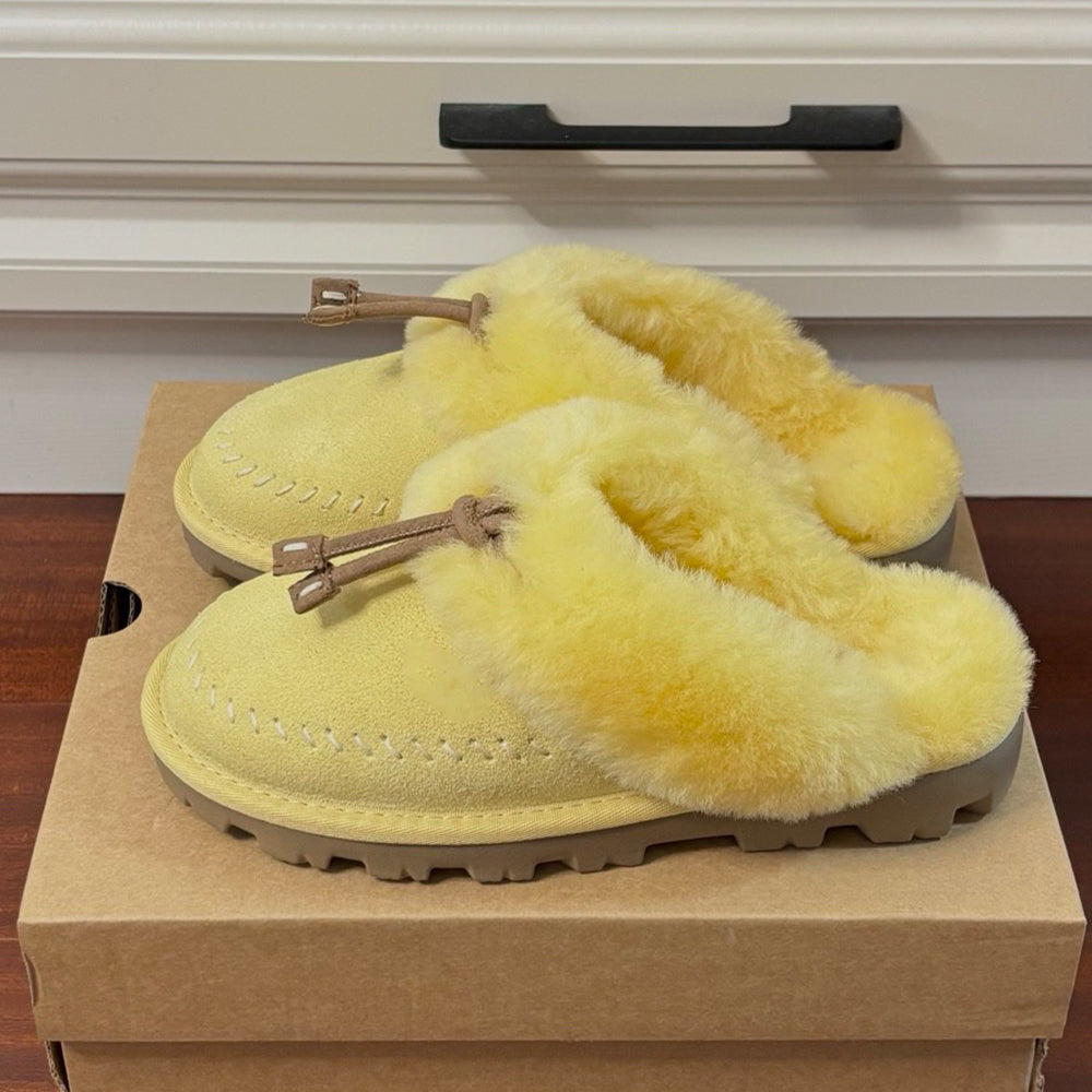Women's new warm Mao Mao slippers.