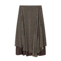 Women's 2026 new polka dot asymmetric skirt