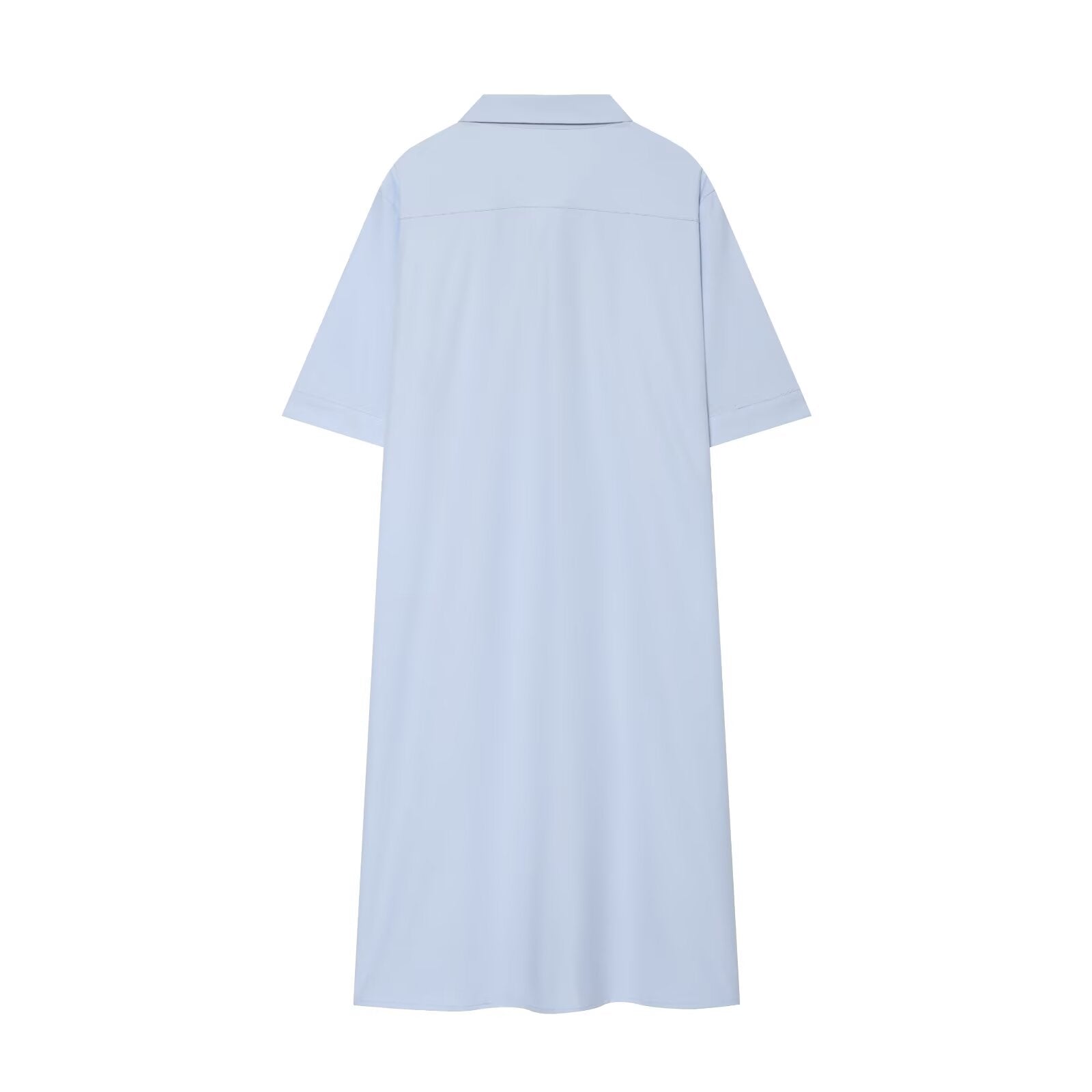 Women's long sleeved shirt style linen blend shirt