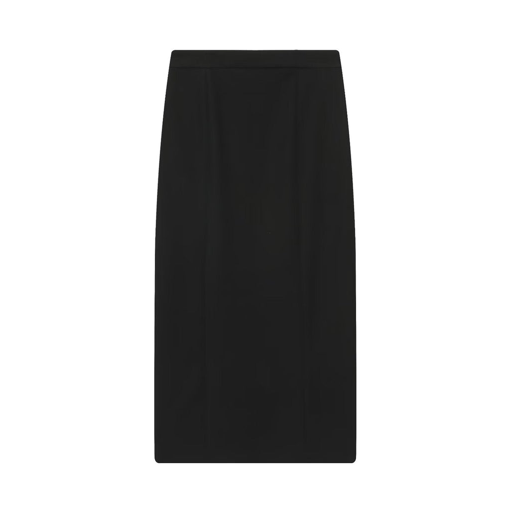 Women's new fashion bubble sleeve hem waist cinched suit jacket+Skirts suit