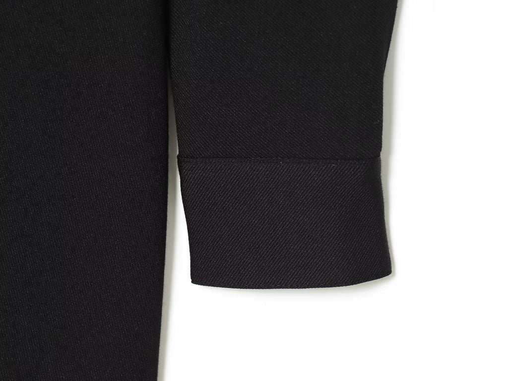 Women's new fashion slim shirt style pleated mini dress
