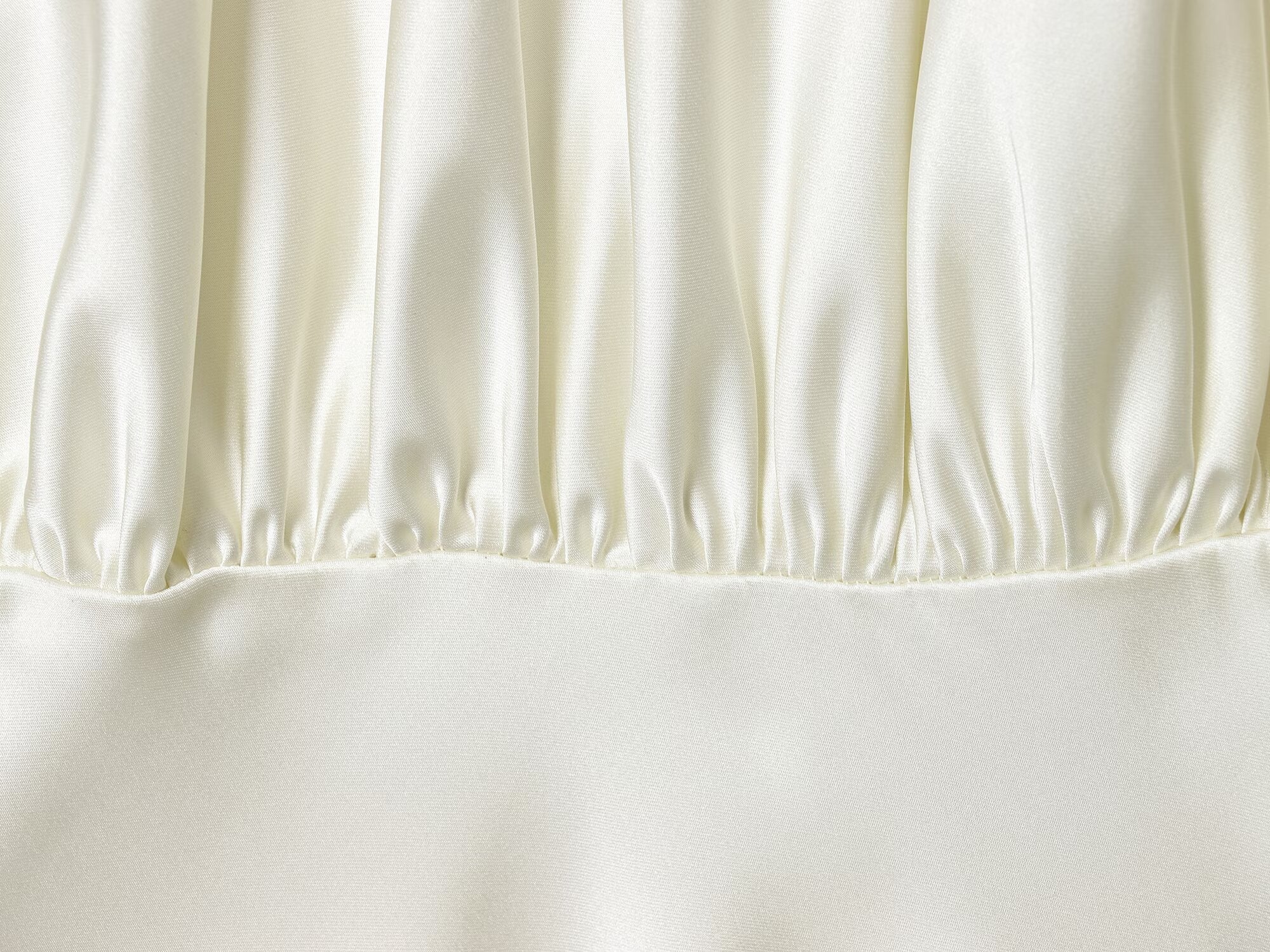 Women's 2025 new fashion scarf decoration satin texture mini dress