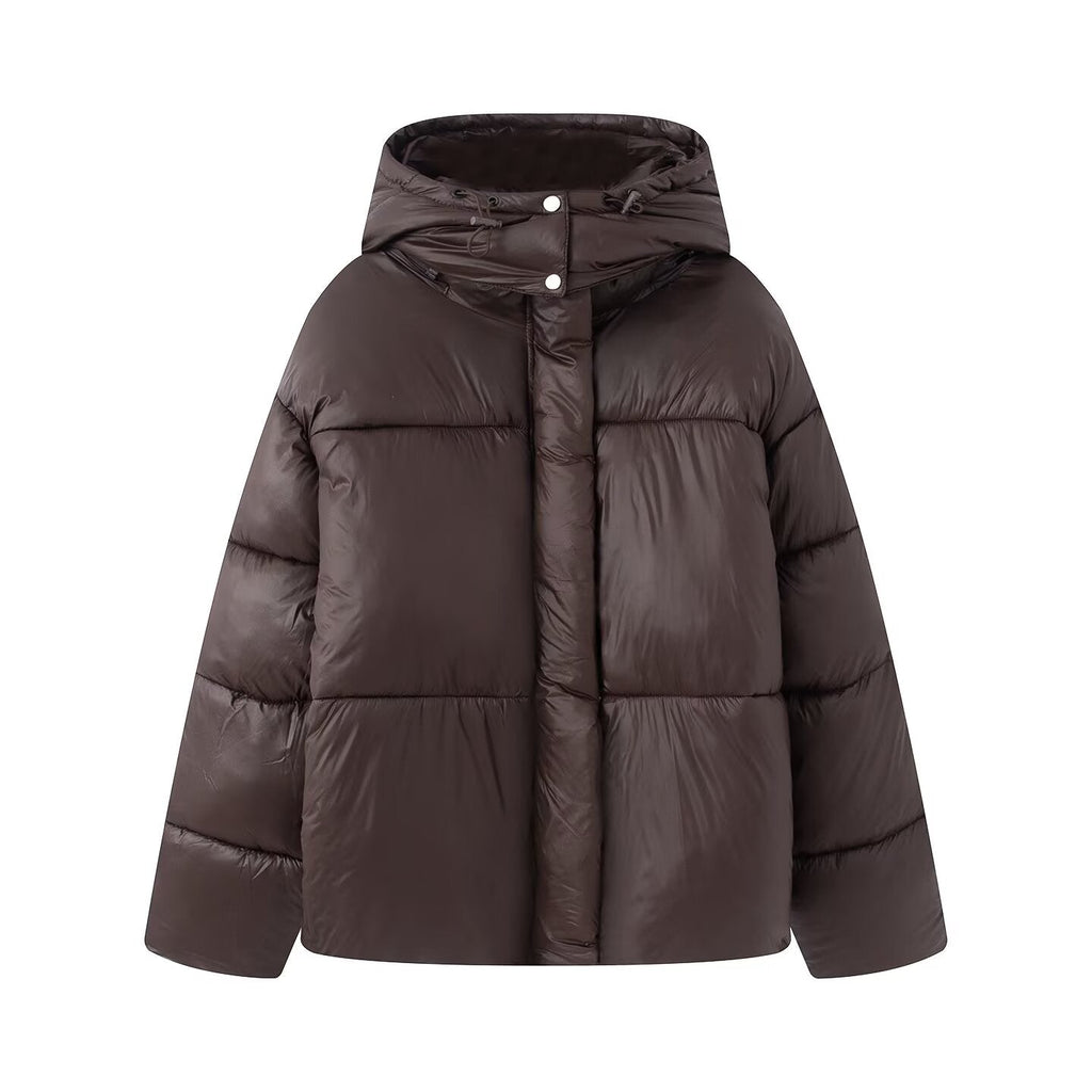 Women's detachable hooded warm down cotton Coat