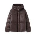 Women's detachable hooded warm down cotton Coat