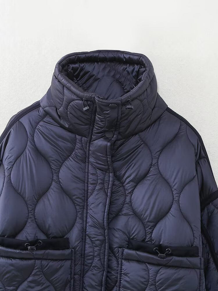 Women's loose warm cotton jacket Coat