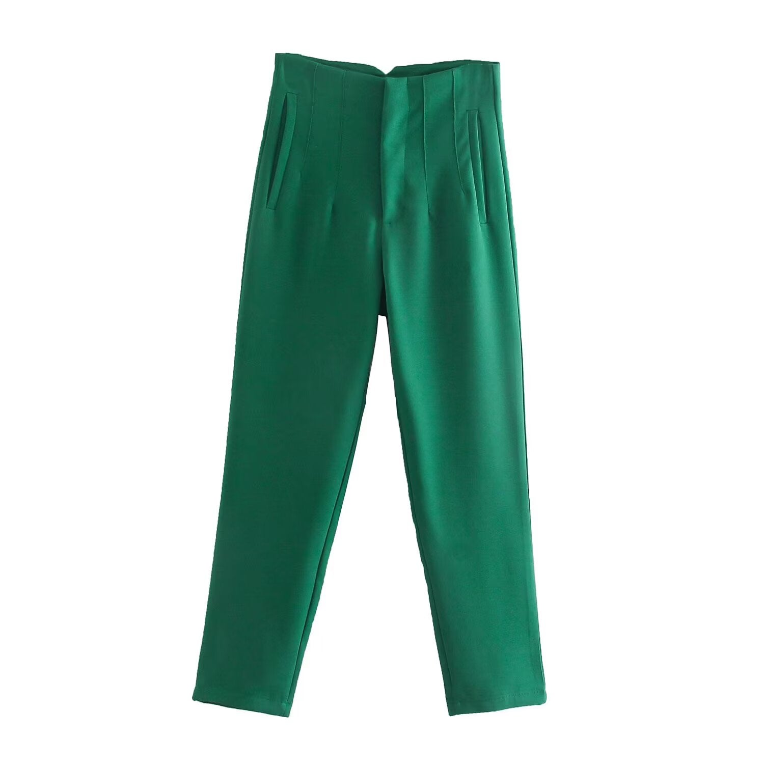 2026 Women's multi-color pleated high waisted pants