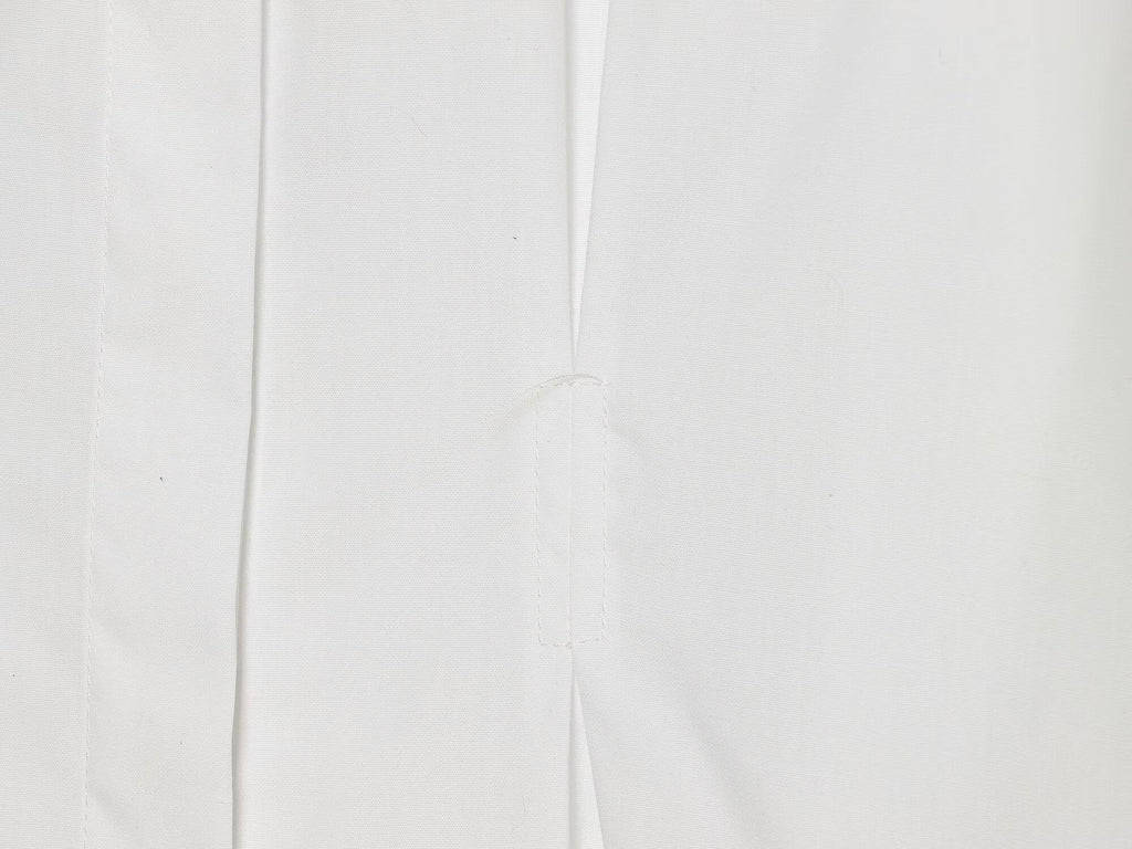 Women's pleated rolled edge sleeve lapel shirt