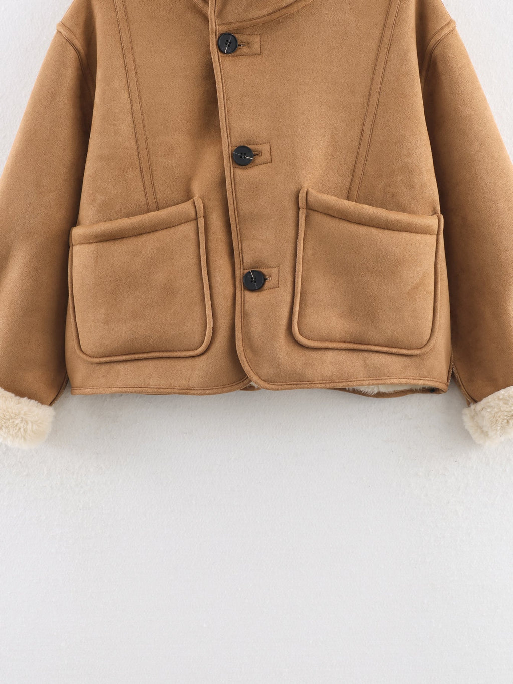 Women's reversible fleece warm jacket Coat