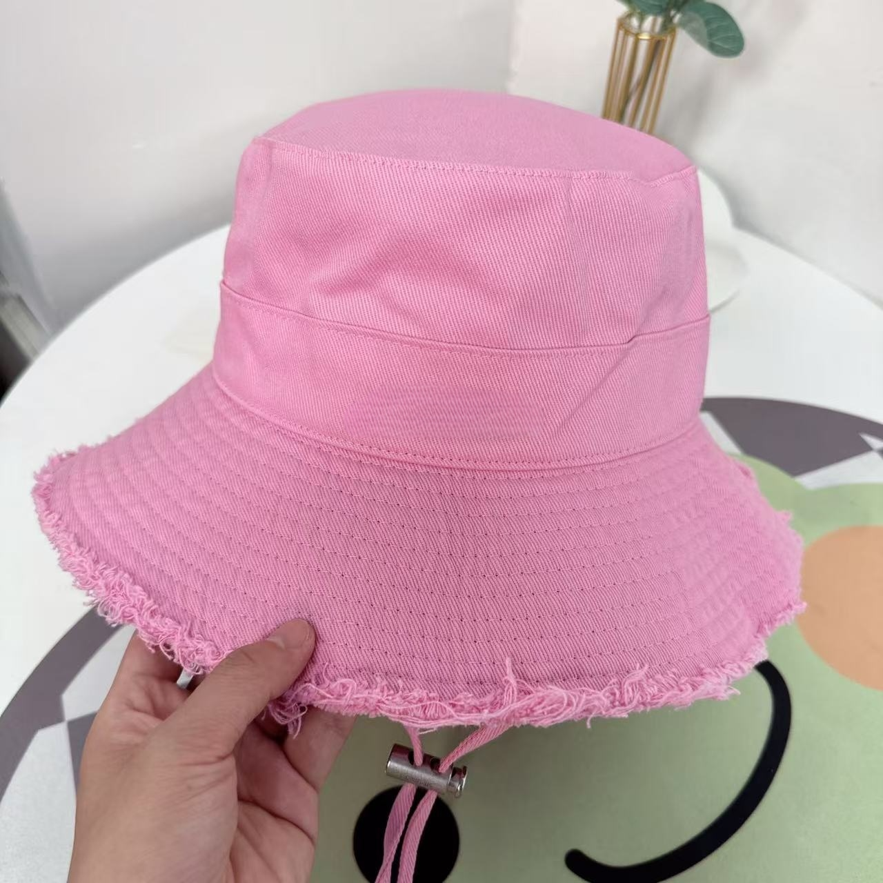 Women's new rope holiday sun protection basin hat burr fisherman's hat