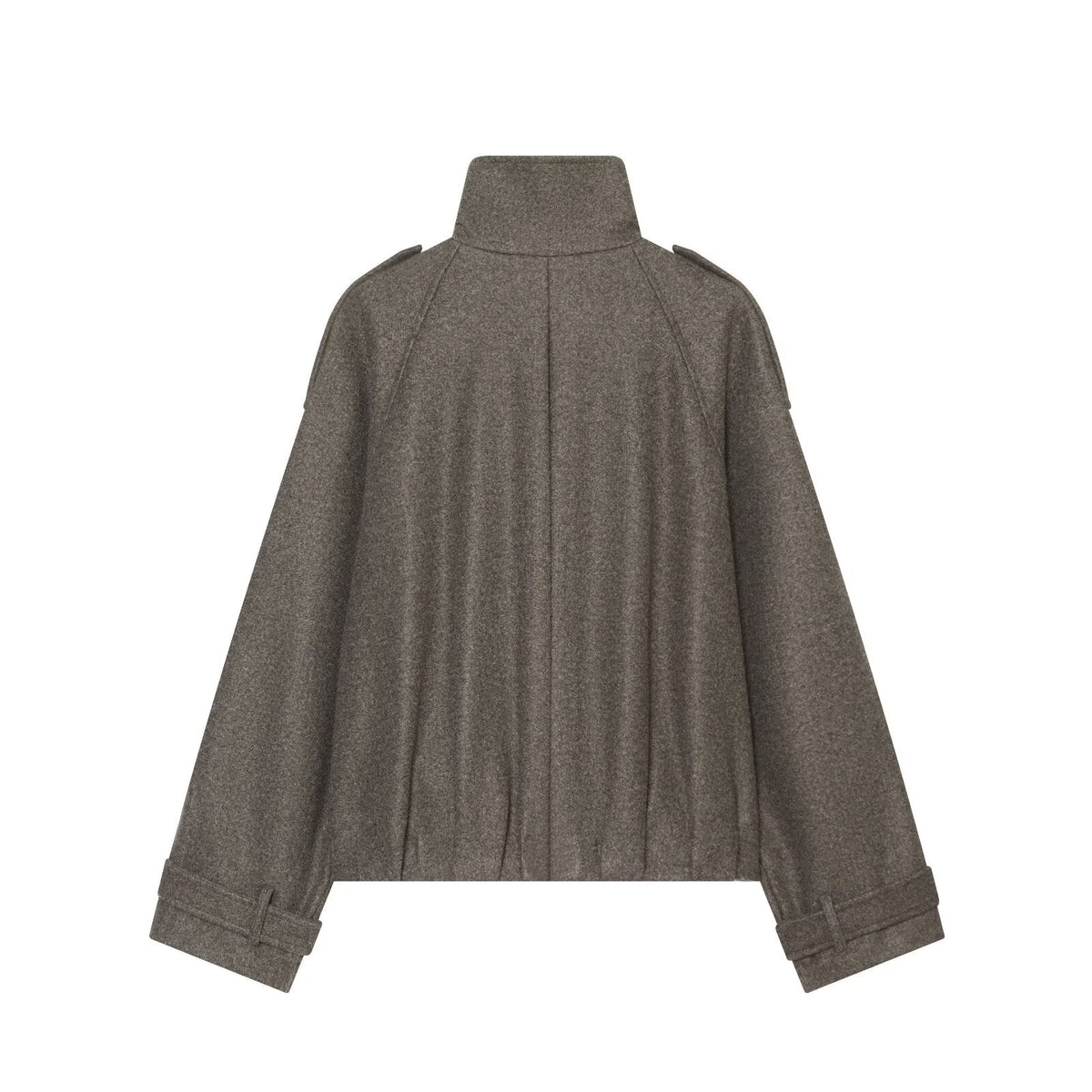 Women's Strapped Design Pilot Jacket Coat