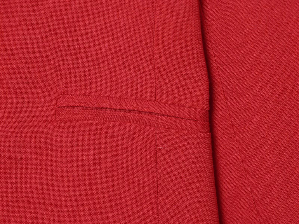 Women's casual linen blend Blazer Coat