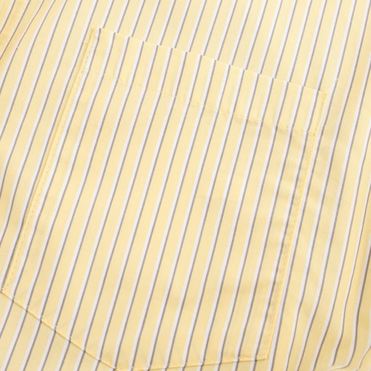 Women's 2025 new fashion pleated decoration loose single breasted striped shirt retro long sleeved pocket women's shirt chic top