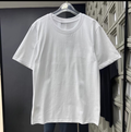 Women's new leisure embroidery shoulder O-neck short sleeve T-shirt