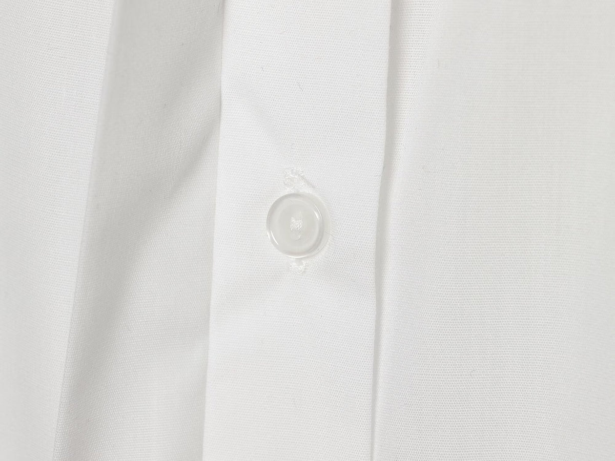 Women's pleated rolled edge sleeve lapel shirt