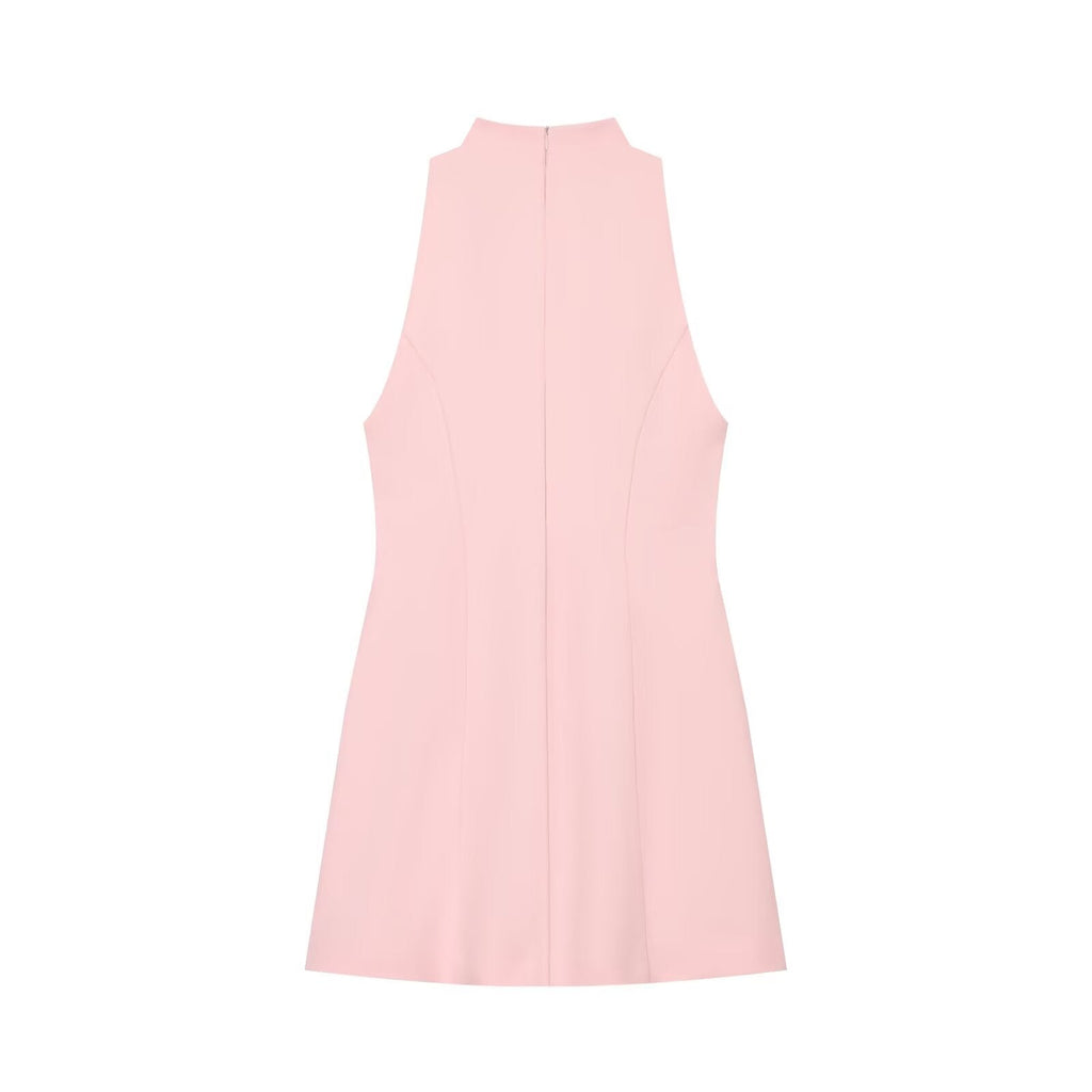 Women's opening design slim mini dress