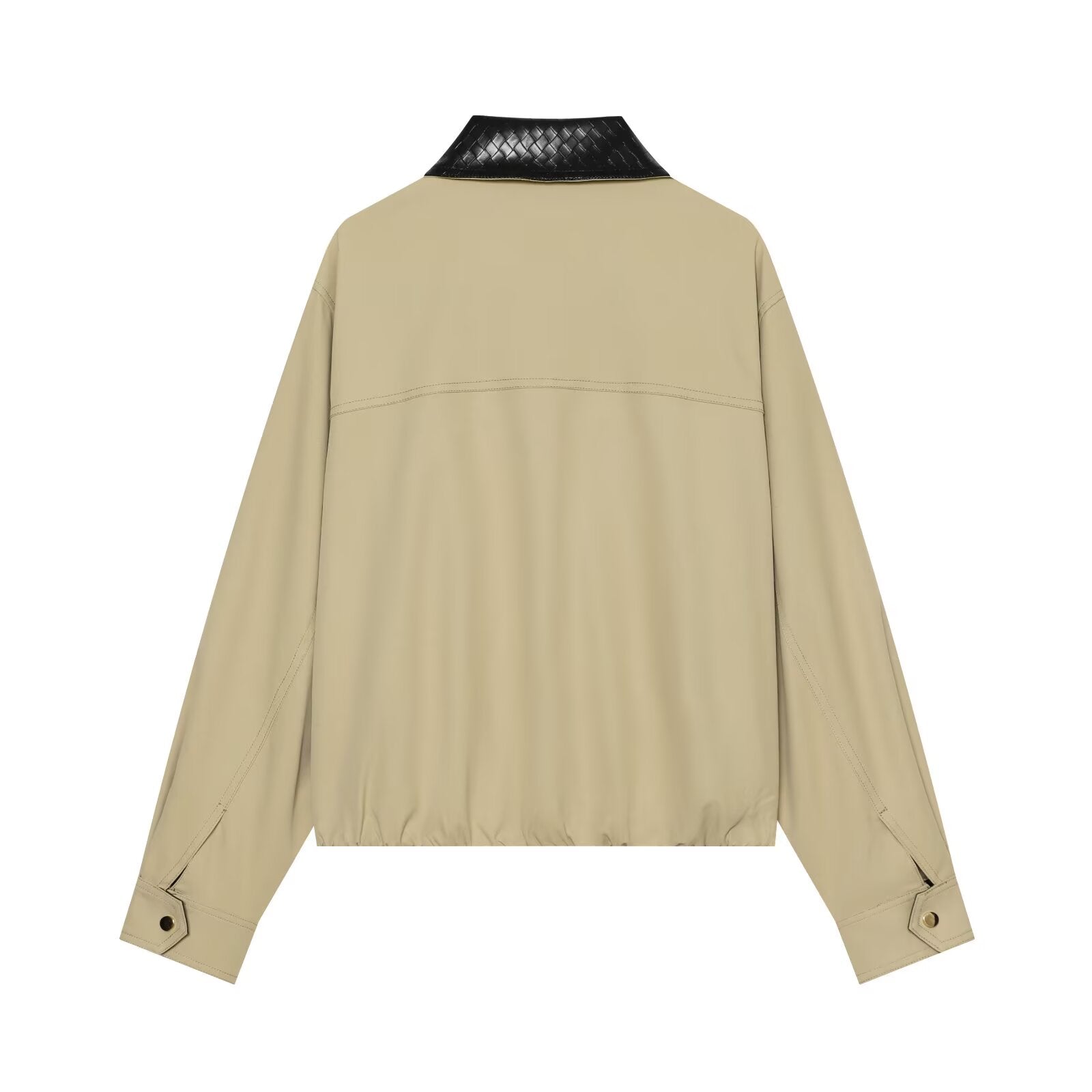Women's patchwork lapel pilot jacket Coat