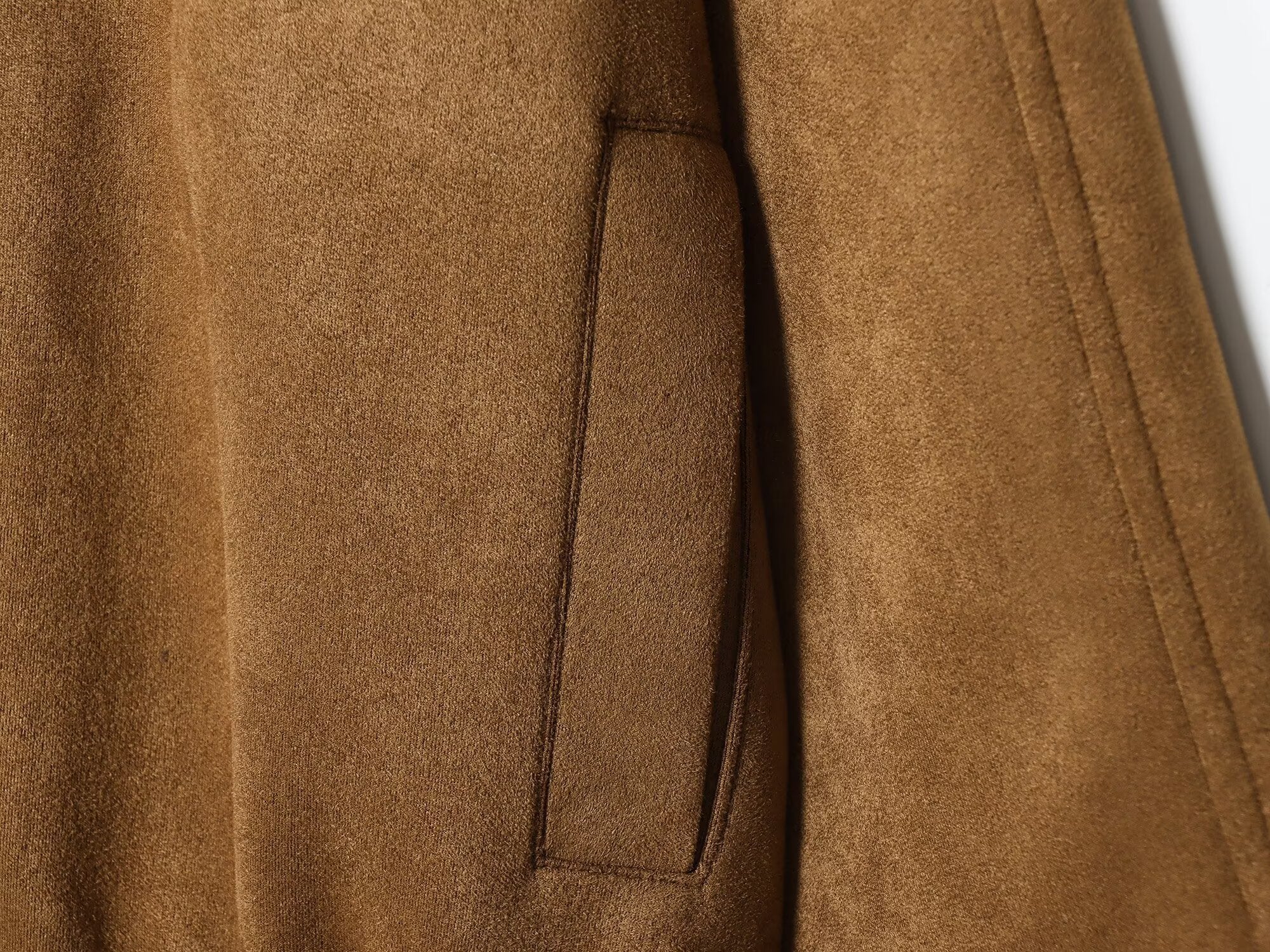 Women's new fashion suede texture short lapel lace up jacket Coat