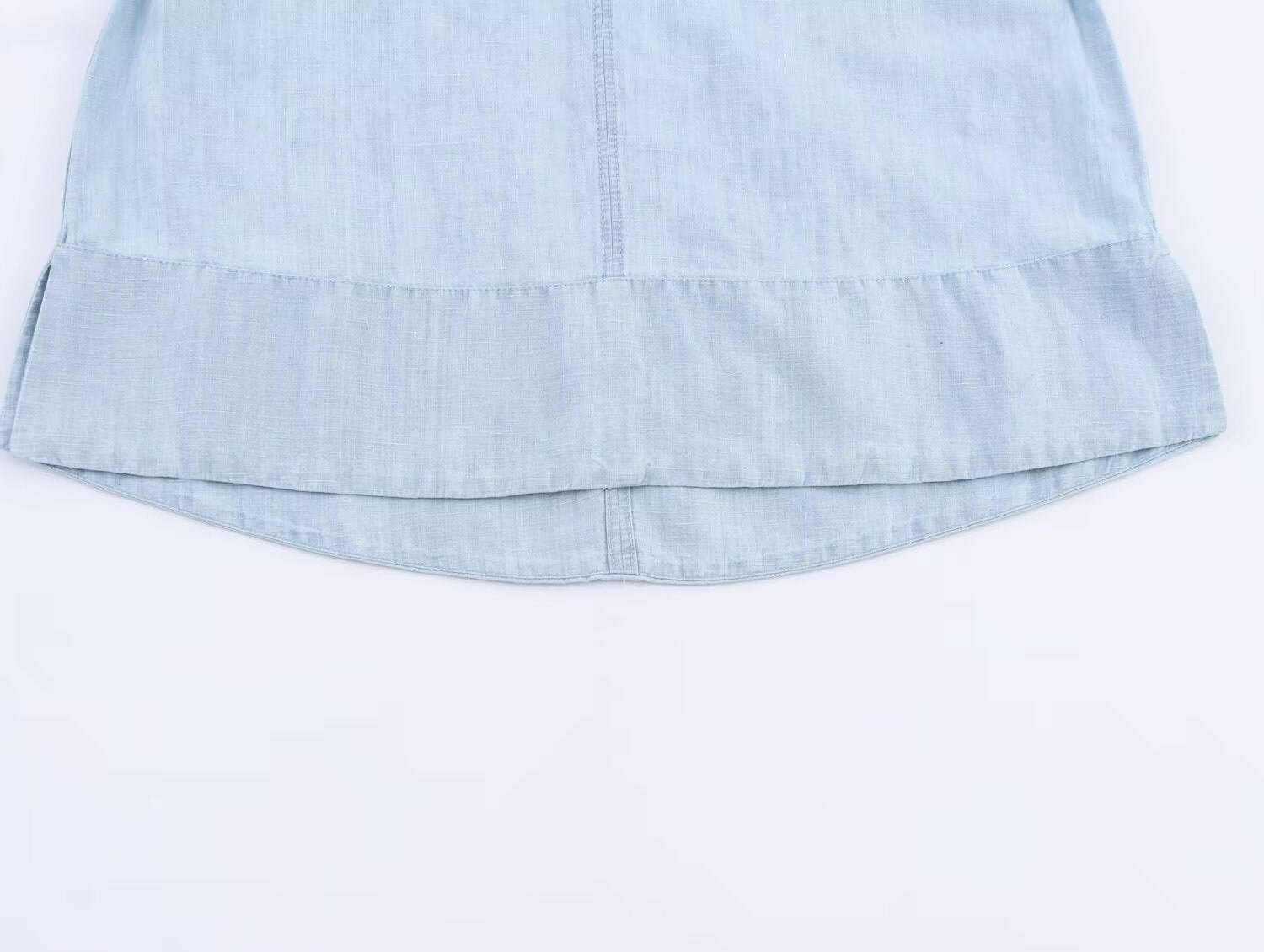 Women's new fashion long sleeved denim button up shirt+Pants suit