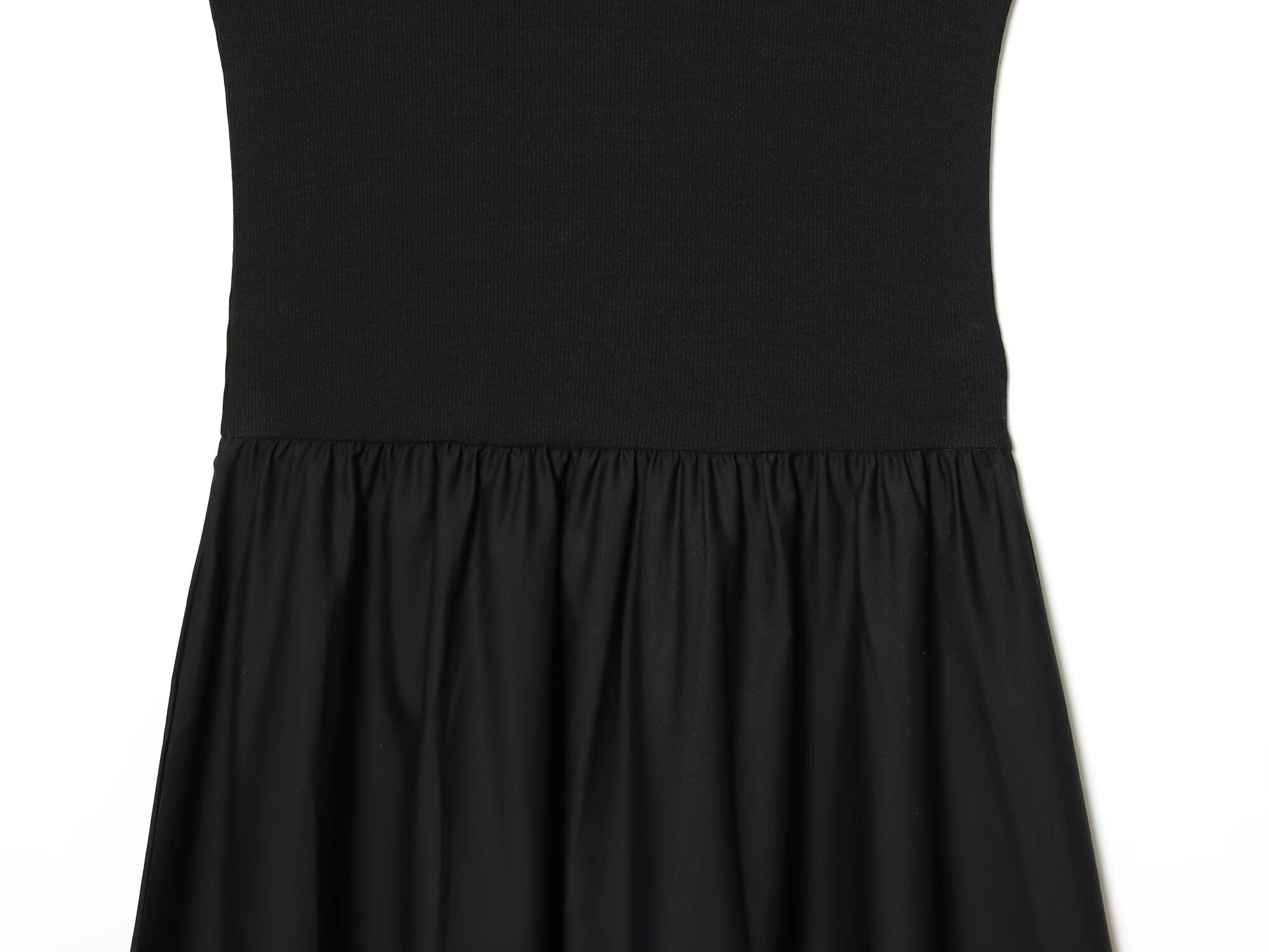 Women's sleeveless Polo collar knit MIDI dress