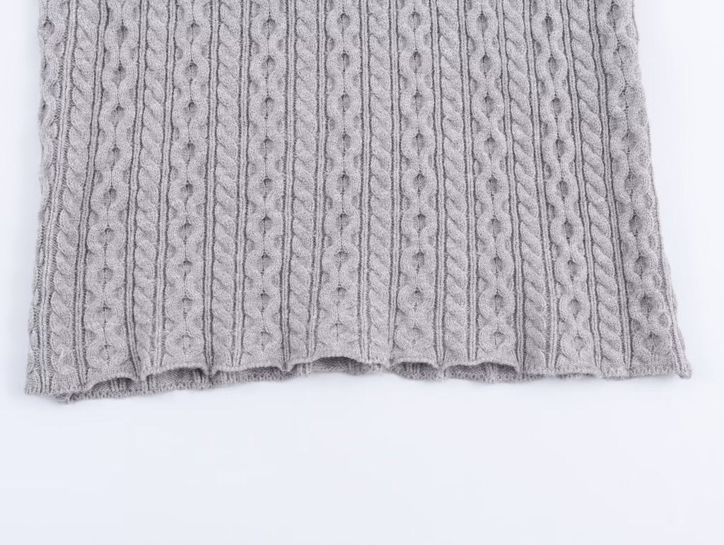 Women's jewelry collar decoration striped knitted sweater