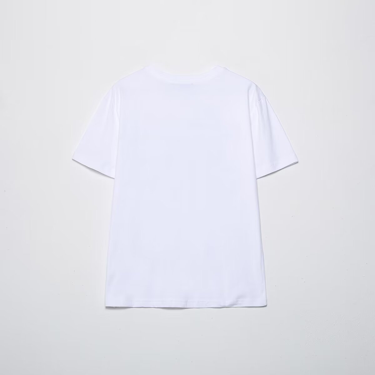 Letter printed T-shirt women's short sleeved O-neck loose T-shirt 2026 summer casual T-shirt
