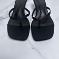 Women's New Fashion Joker Stiletto Flip-flops Joker Square Sandals and Slippers.