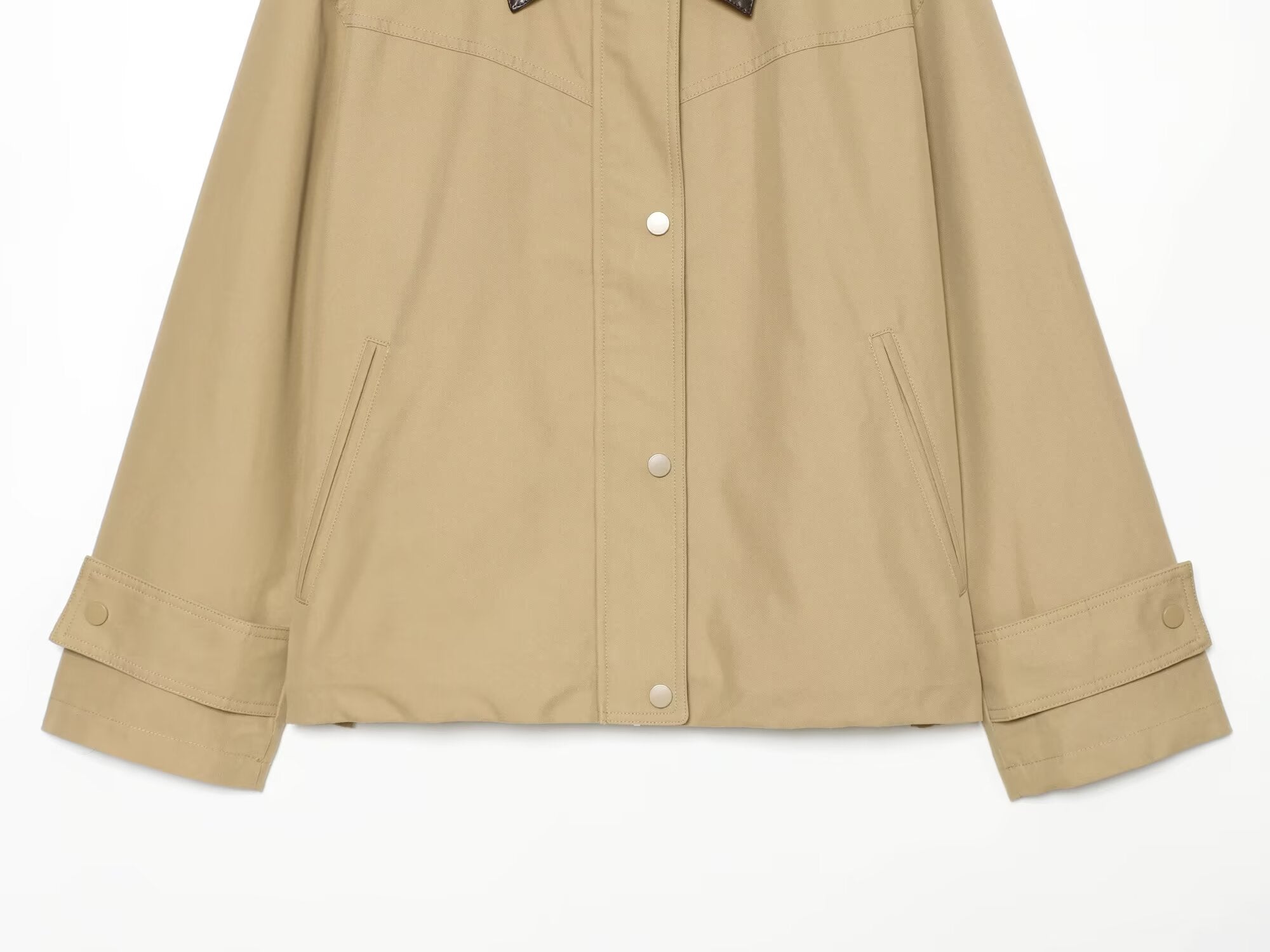 Women's patchwork lapel casual jacket Coat