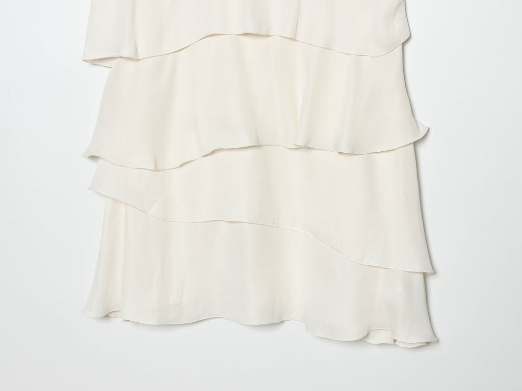 Women's layered decorated sleeveless dress