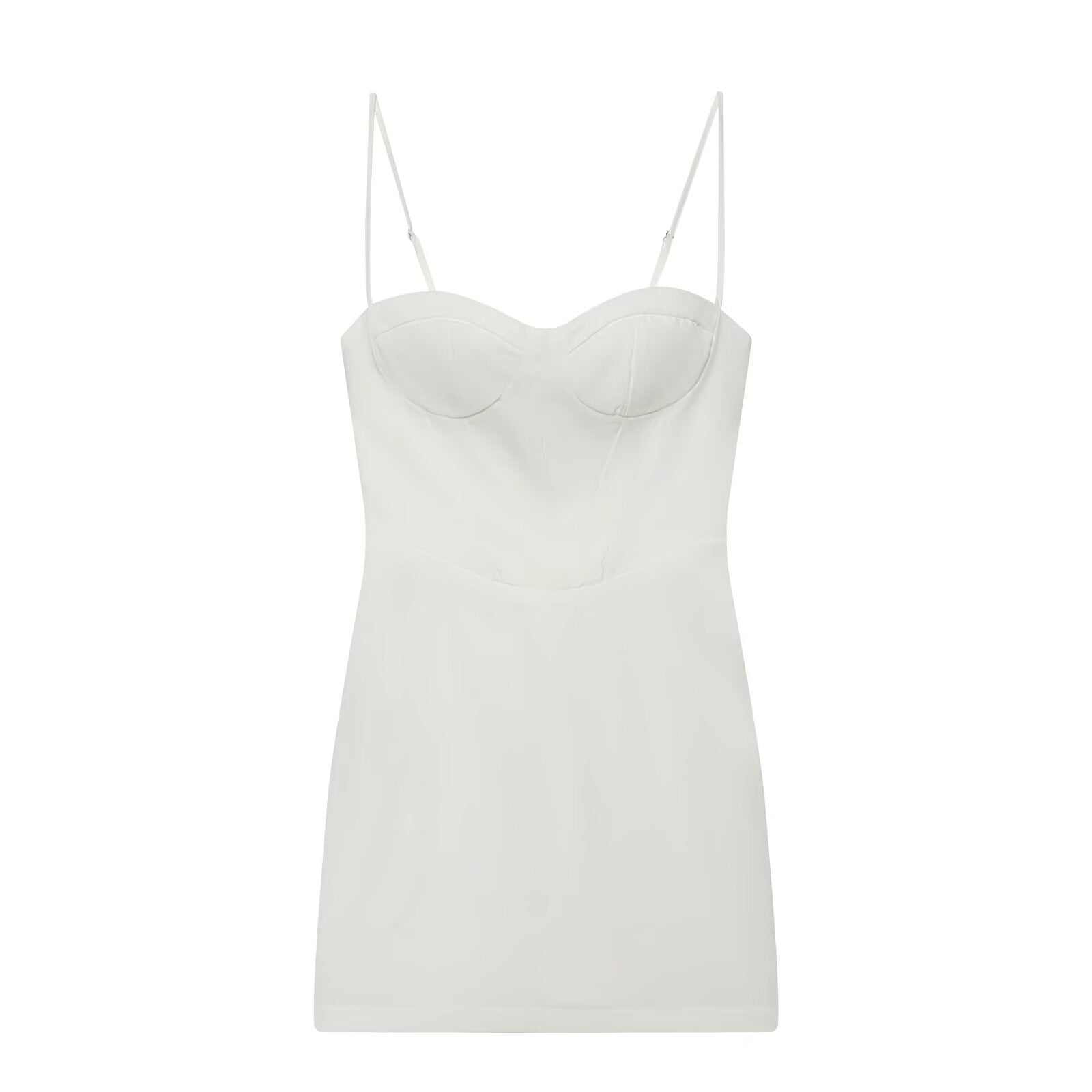 Women's slim backless suspender mini dress